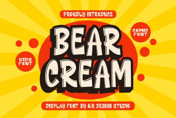 Bear Cream Font for Bold Branding