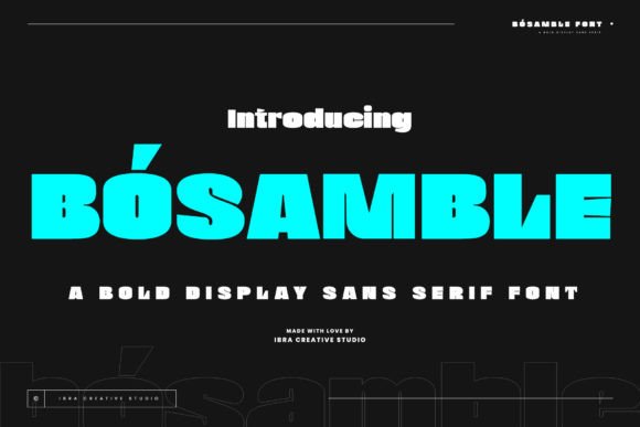Bósamble Font Review