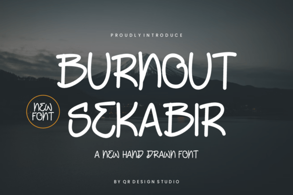 Burnout Sekabir Font for Business Branding