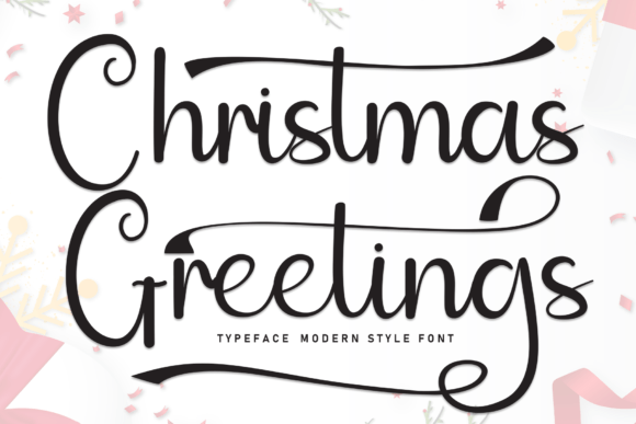 Christmas Greetings Font