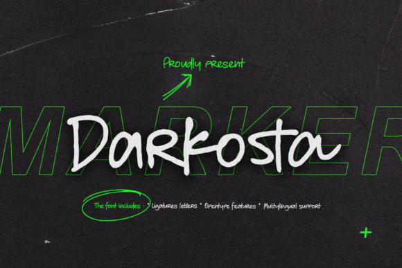 Darkosta Font for Creative Campaigns