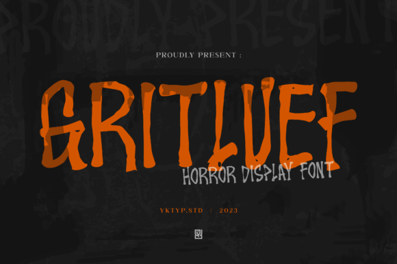 Gritluef: A Horror Display Font