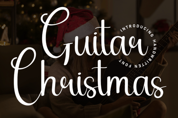 Guitar Christmas Font Review