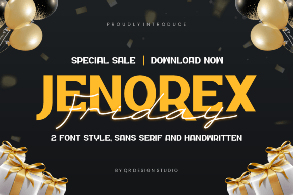 Jenorex Friday Font for Bold Web Design