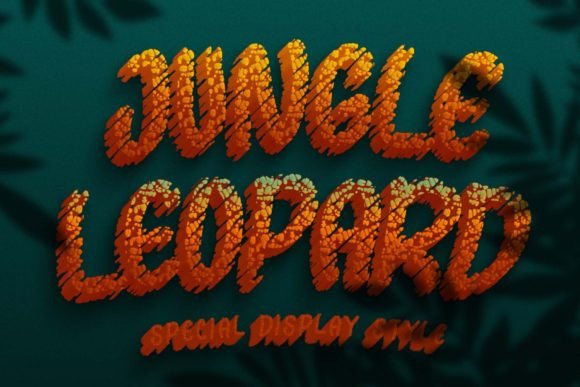 Jungle Leopard Font for Bold Branding