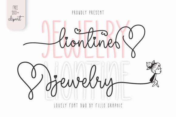 Liontine Jewelry: A Font for Creative Projects