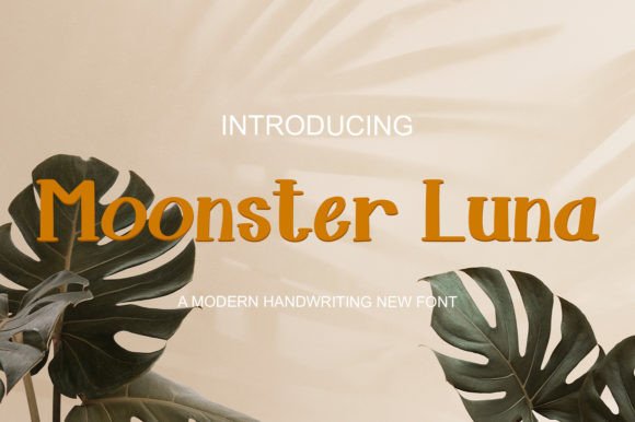 Moonster Luna Font for Creative Brands