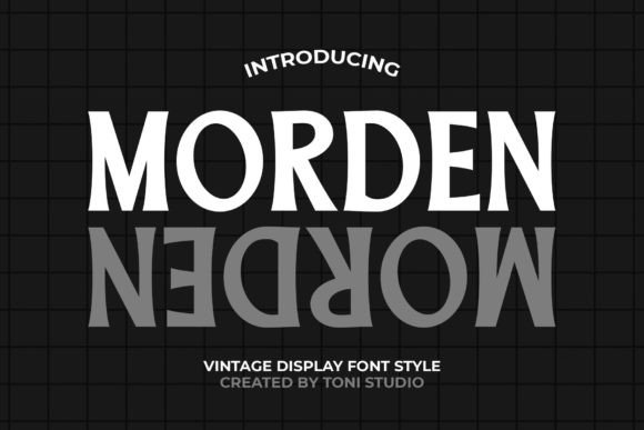 Morden Font for Creative Projects