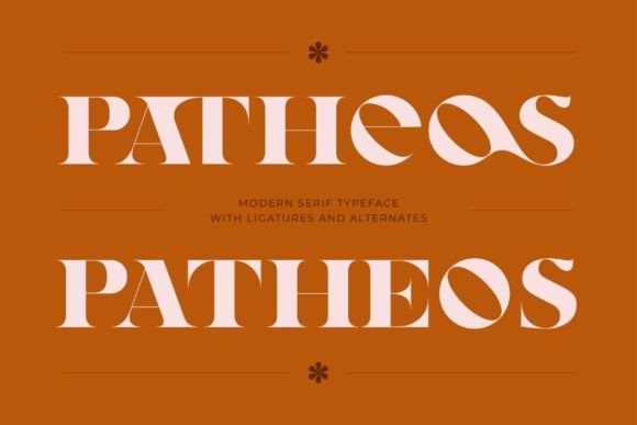 Patheos: Modern Serif Font