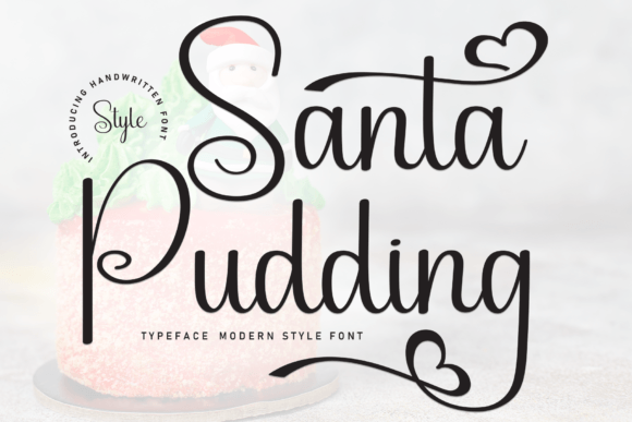 Santa Pudding Font for Creative Campaigns