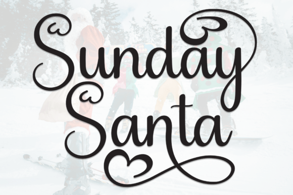 Sunday Santa Font for Web Design