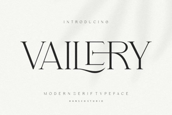Vailery: A Serif Font for Elegant Design